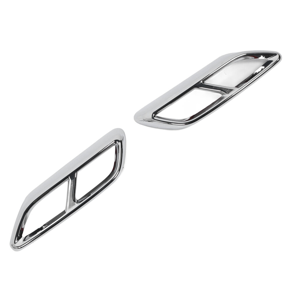 2Pcs Exhaust Tail Pipe Cover For Audi A3 8Y 2021+ Rear Exhaust Silver 6921368788994