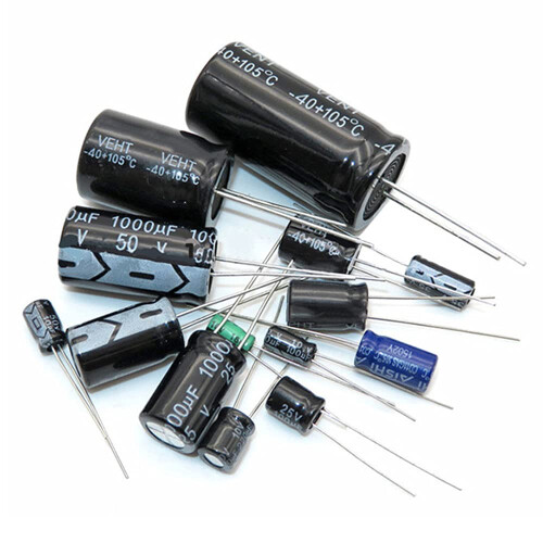5 x 450V 100uF Aluminum Electrolytic Capacitor 1