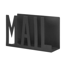 Desk Iron Mail Letter Holder For Home Office, Envelope Organizer And File Rack, Keeps Mail Neat, Gold Or Black, One Size