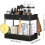Elegant Under Sink Organizer, Multi-purpose Under Sink Storage Adapts to Your Needs, Adjustable Height Accommodates Various Bottle Sizes, Sturdy Const 3