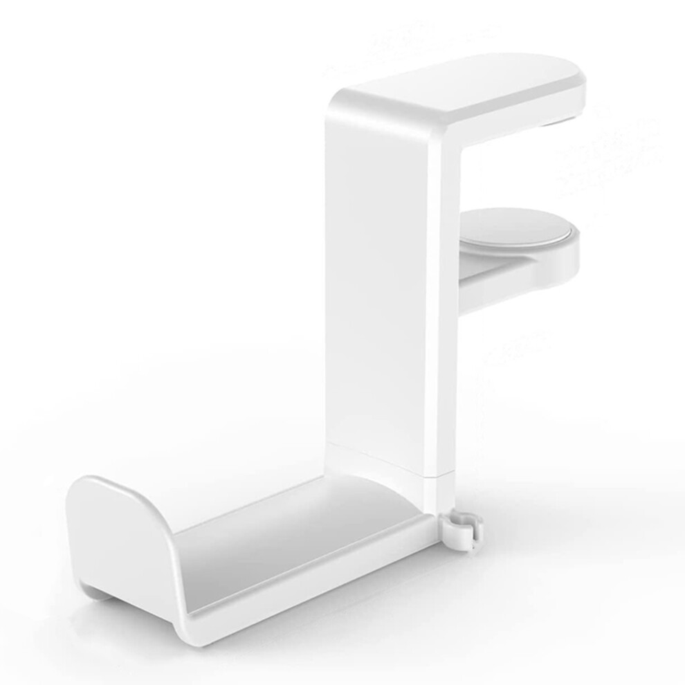 Headphone Stand With Anti-Slip Silicone Pad, Universal Fit For All Headphones, Space-Saving Under Desk Design, Load Capacity Up To 1Kg, Quick Install 9074015440305