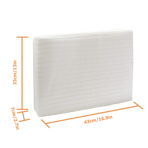 Double Insulation AC Cover for Window Units Energy Efficient Indoor Air Conditioner Protector Easily Installable Waterproof Polyester Fabric Adjustabl 2