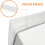 Double Insulation AC Cover for Window Units Energy Efficient Indoor Air Conditioner Protector Easily Installable Waterproof Polyester Fabric Adjustabl 4