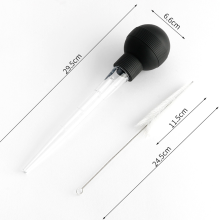 Vielseitiges Küchenutensil, Truthahnspritze mit abnehmbarem runden Ballon, zum saftigen und geschmackvollen Halten des Fleisches, hitzebeständiges