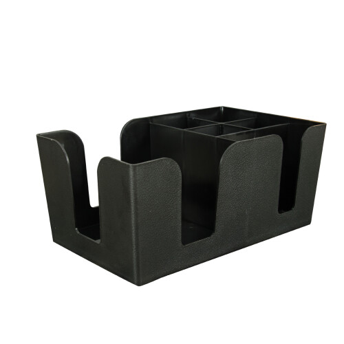 Plastic Bar Organizer For Bars, Refillable Napkin Dispenser, Heavy Duty Straw Organizer (Compact Organization, Durable Abs Plastic)