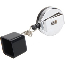 Durable Billiard Chalk Retractable Chalk Holder, Convenient Retractable Cord Ensures Clean Experience for Snooker, Pool Cue, Chalk Storage Holder for