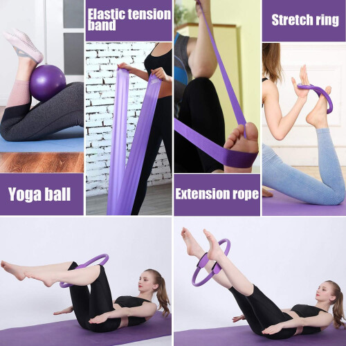 Σετ δαχτυλιδιών Pilates για ολοκληρωμένες λύσεις γυμναστικής, υψηλής ποιότητας 1
