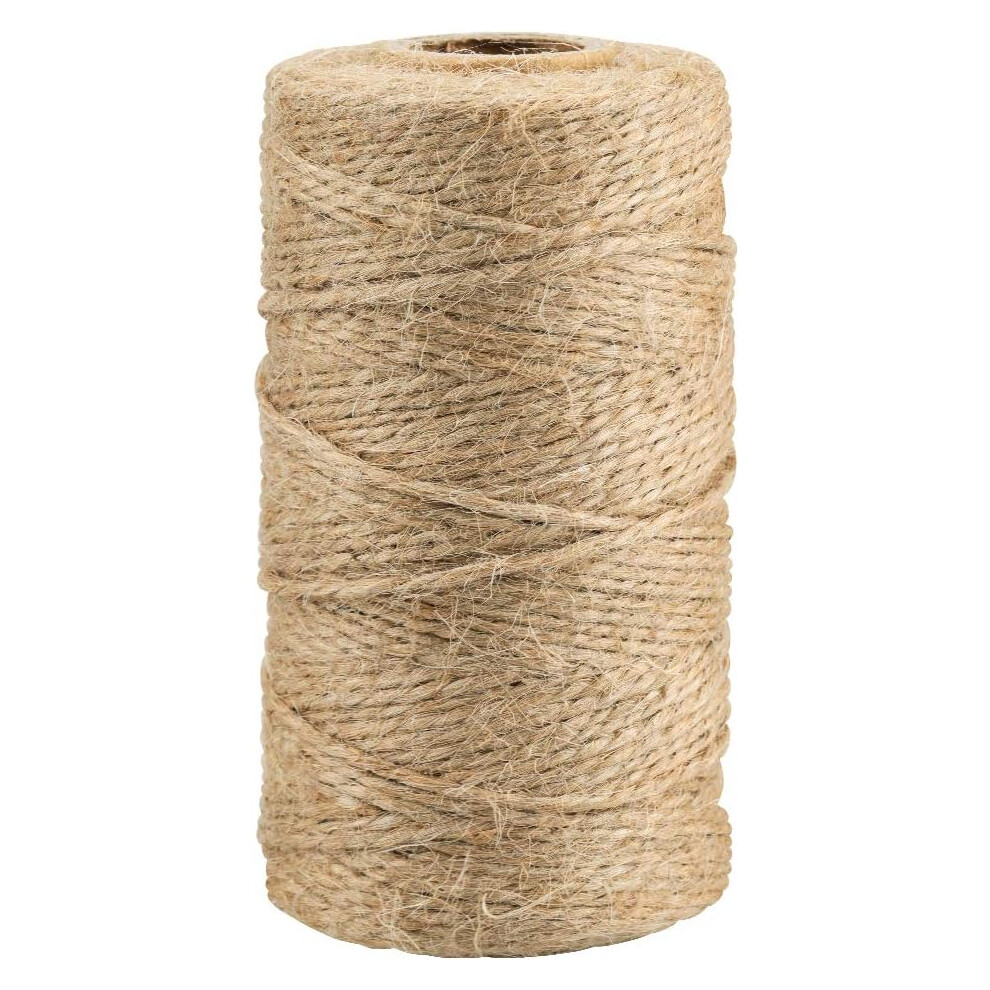 Vintage Natural Jute Twine For Crafting, Gift Wrapping, And Wedding Decor, Heavy Duty String With Rustic Charm For Arts And Diy Projects (328 Feet) 9128293682060