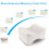 Leg Pillow for Spinal Alignment, Sciatica Relief Memory Foam Knee Pillow for Side Sleepers 5