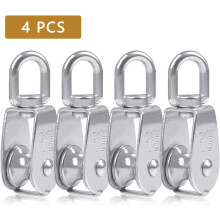 Revolutionieren Sie Ihr Heben, Rostbeständigkeit, ergonomisches Design, robuster Edelstahl-Einzelrollenblock, hohe Tragfähigkeit,