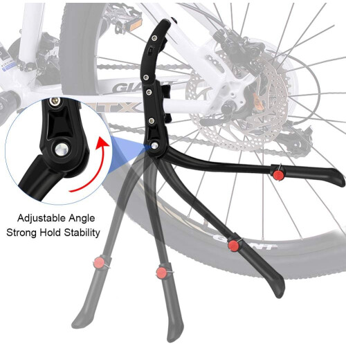 Πίσω πλαϊνό σταντ, συμβατότητα με mountain bike, βάση από κράμα αλουμινίου ρυθμιζόμενου 2