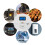Smoke & CO Detector 3 Packs, LCD Display, 10.7cm, White 1