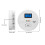 2-Pack Carbon Monoxide & Smoke Detectors, LCD, 10.7cm White 2
