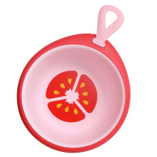 Plastic Wash Basin with Cartoon Fruit Design, Foldable and Odor for Household and Travel