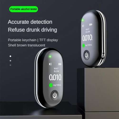 Breathalyzer with  Accurate Sensor, Rechargeable Long Battery, MultiLanguage Alcohol Tester G1 1