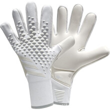 Soccer Goalkeeper Gloves Training Gloves For Adults And Kids, Strong Grip, AntiSlip, Breathable, Size 8, White