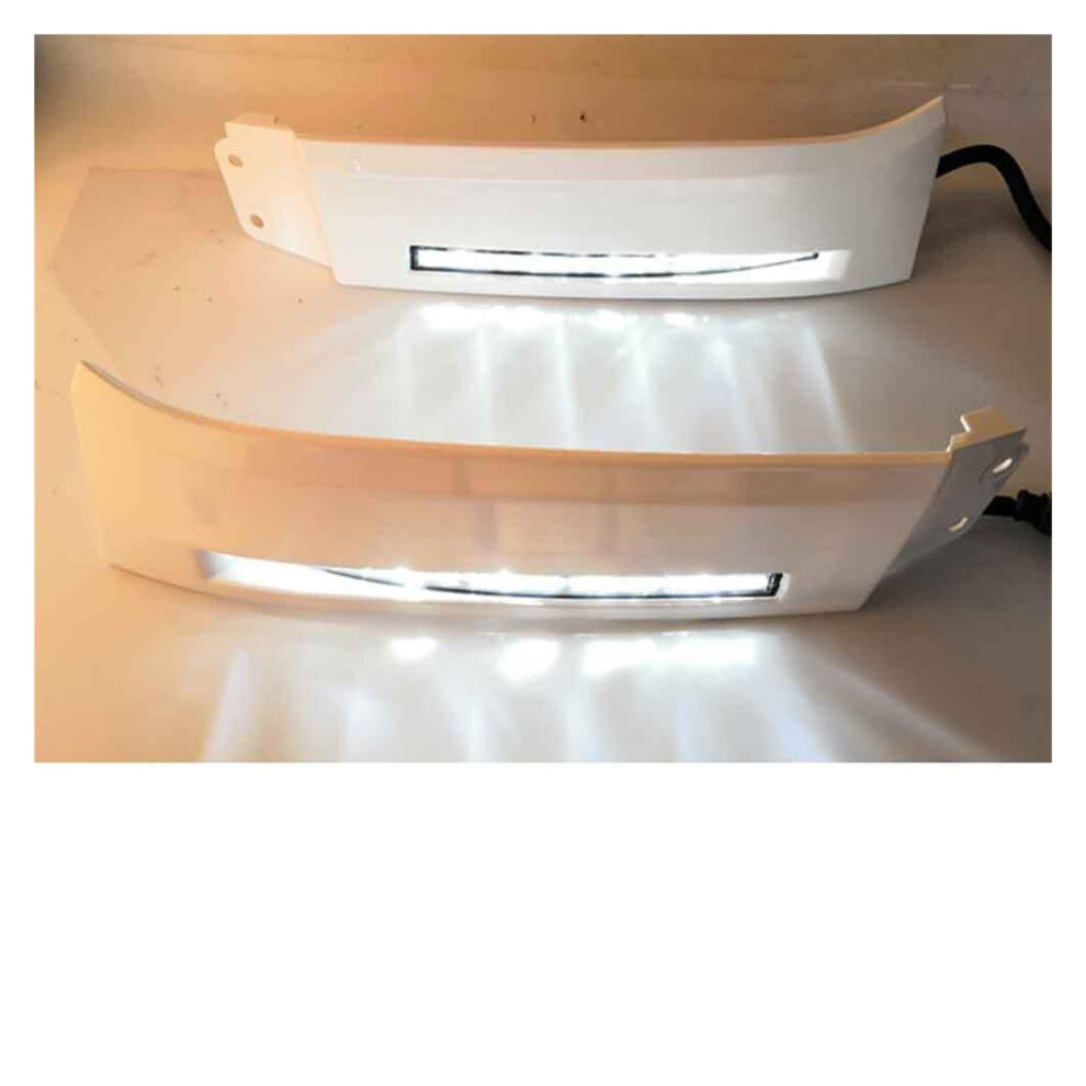 Led Daytime Running Lights 12V Drl Fog Lamps For Toyota Tundra 20072013 And Sequoia 2008On, 2 Pcs, Cover White 9412369290366