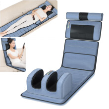 Foldable Heated Full Body Massage Mat with 10‑Node System for Neck and Back Relief