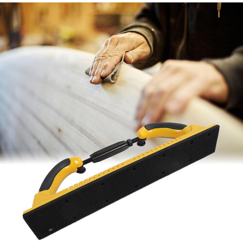Longboard Hand Sanding File Block, Adjustable Radius, with Velcro Backing 2