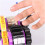 Automatic Tape Dispenser, Multifunctional Integrated for Office, Home Use (Purple) 2