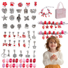 Jewelry Making Kit for Girls, Beaded Bracelet Making Kit Colorful Kids Jewelry Set