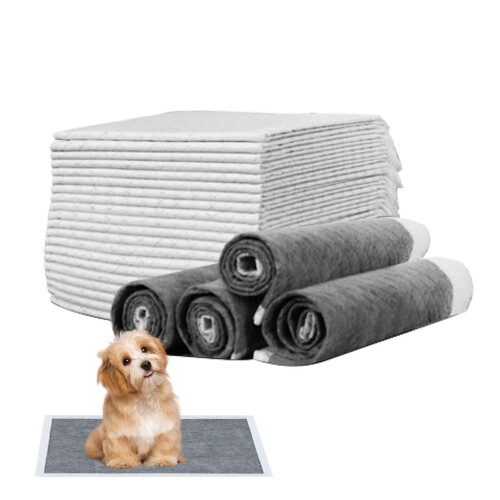 Puppy training pads, bamboo charcoal pet pee pad, absorbent, leakproof, quickdrying.