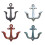 Classical Anchors Shape Iron Wall Hook Bucolic Entryway-Red 2