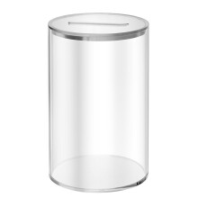 Bruchsicheres Sparglas aus Acryl, sicher für-Weiß L