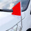 Weatherproof Telescoping Vehicle Flagpole-Golden with 1 meter 7