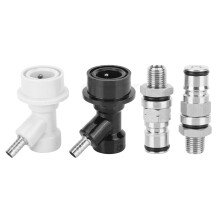 Ball Lock Disconnect Gas Liquid, MFL Threaded Corny Keg Fittings Stainless Steel Barbed For Beer Homebrew System Summer Car Fan USB Charged Car Gadget