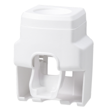 Hands Free Automatic Toothpaste Dispenser, Hygienic Wall Mounted Toothbrush Holder for Durable ABS Bathroom Organization