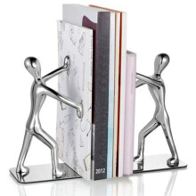 Durable Material Bookends, Stainless Steel Ensures High Stability, Decorative Heavy Duty Pieces For Widely Used Home Office Organizers