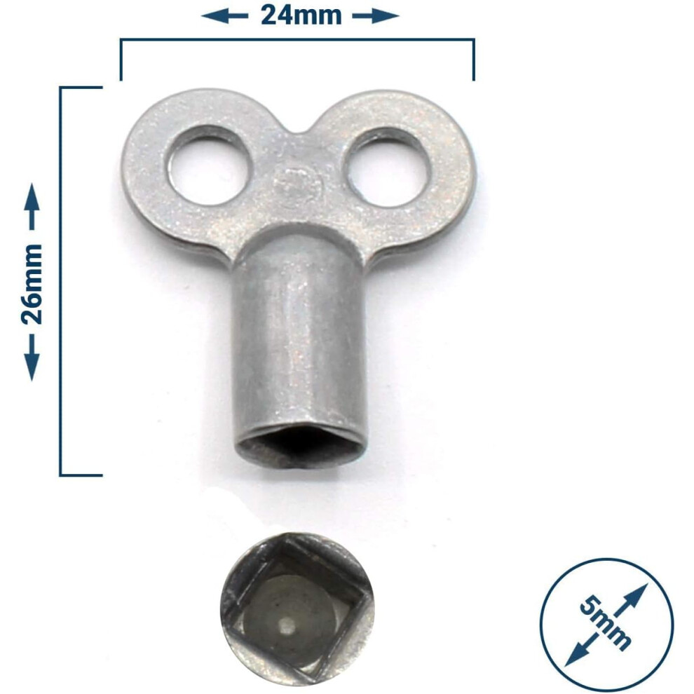 Aluminum Alloy Radiator Keys, Noise Reduction For Heating Efficiency 9128293851824