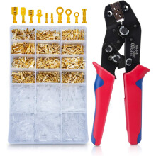 Crimping Pliers for Enhanced Design, Broad Application Scope with 0.25-1.5mm² Wires, Complete Package Offer for Precision Crimping Feature,