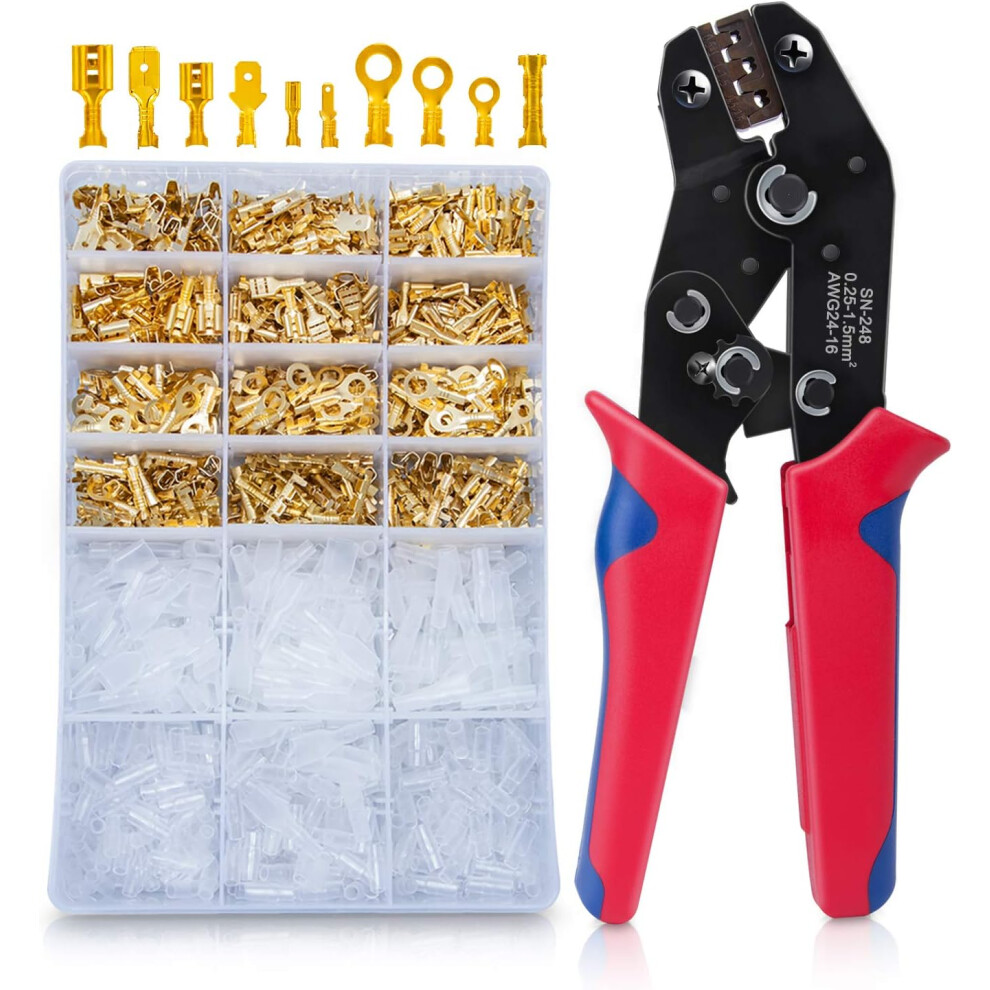 Crimping Pliers For Enhanced Design, Broad Application Scope With 0.25-1.5Mmâ² Wires, Complete Package Offer For Precision Crimping Feature, 9175034043864