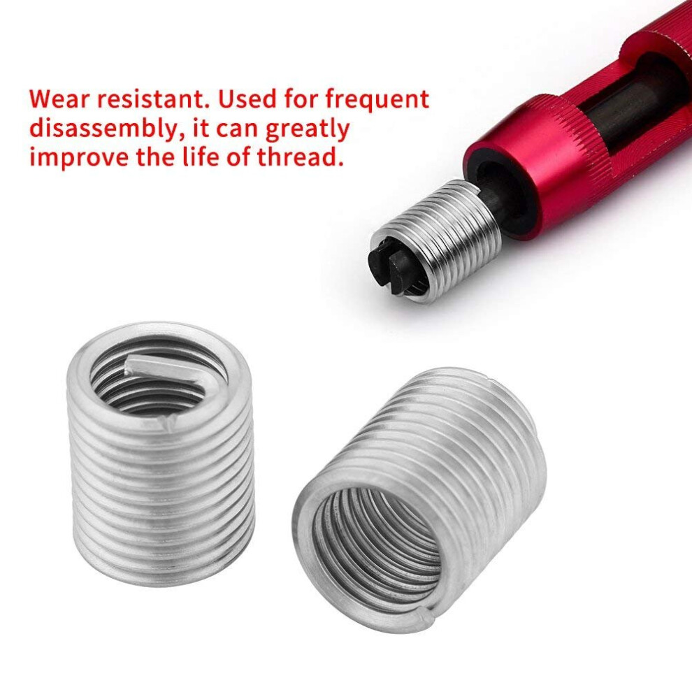 Prevent Loosening Thread Repair Kit, Corrosion Resistant Stainless Steel Threaded Inserts For Safe Applications 9128293851541