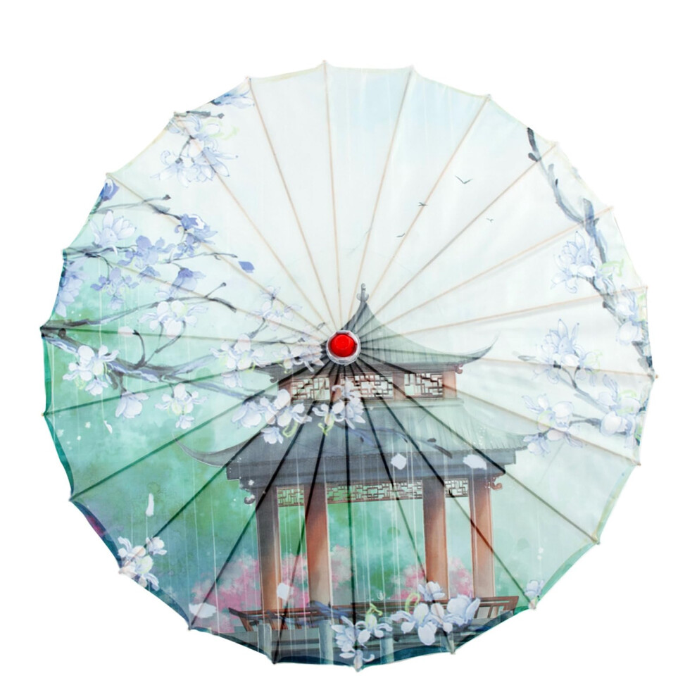 Chinese Paper Umbrella Traditional Pattern For Wedding Photography Dance Performance Sunshade 9189345356995