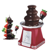 3Tier Chocolate Fountain with Adjustable Temperature, Stainless Steel Fondue Tower for Parties and Desserts
