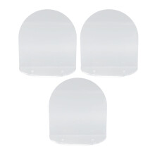 Acrylic Wall Shelves 3pcs Waterproof Floating Mounts for Speakers & Clocks