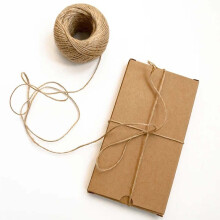 Natural Jute Twine and Hemp Rope 6mm 4m for Crafts, Gift Wrapping, Cat Post , Rustic Décor