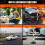Traffic Warning Pile Movable Delineator Post With Reflective Crossing Sign, Adjustable Safety Column 3