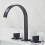 Kitchen Faucet Sink Mounted Rotatable Spray Single Lever Wall Mount Black 1