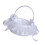 Multipurpose Decorative Flower Basket Bridal Bouquets-White 1
