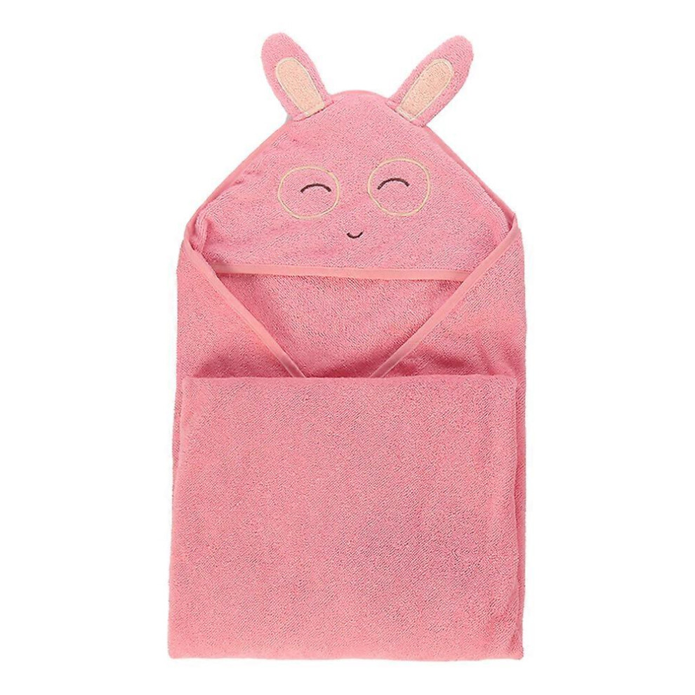 (As Show, Shape2) Kids Bath Towels,Premium Hooded Towel Compatible With Toddlers Highly Absorbent Coral Fleece Bathrobe Compatible With Boys Girls Orange Kikidex