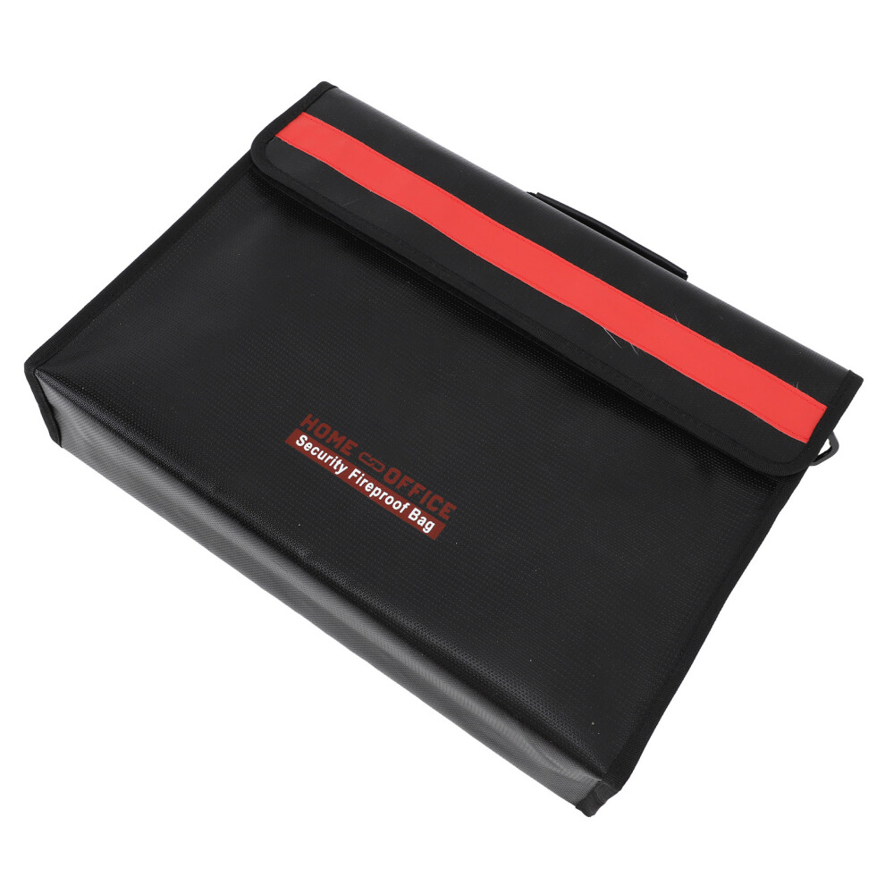 Large Fireproof Waterproof Document Bag 39X30x9cm For Valuables 8731368794288
