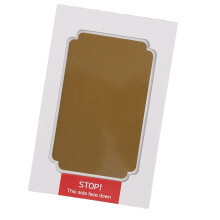 5x7Inch Inkless Print Large Ink Pad For Infant Baby Feet-Gold