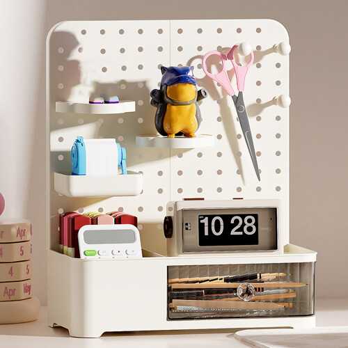 Modular Collectibles Showcases Shelf ABS Plastic-Milk white 2