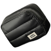 Conteneur de maquillage pour femmes avec-Cygne noir trois dim