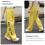 Solid Color EVA Rain Pants Waterproof Windproof Design-Blue 6
