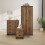 Boston 2 Drawer Bedside Table Knotty Oak Cabinet 6